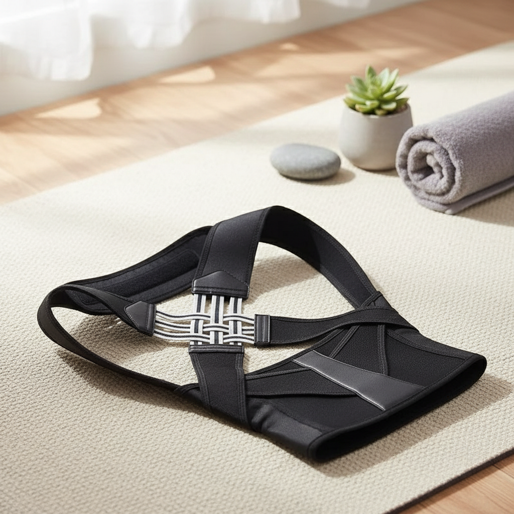 Adjustable Back Posture Corrector in wellness setting